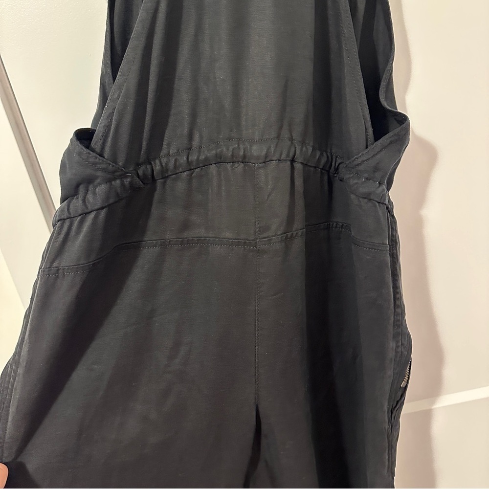 Aritzia Wilfred Free Black Valletta Overalls Cropped Size XXS Women’s - Picture 13 of 16